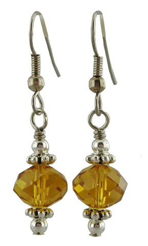 Amber Sparkle Earrings