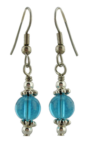 Aqua Drop Earrings