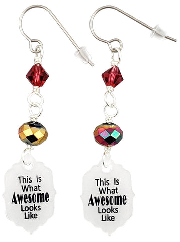 This Is What Awesome Looks Like, Earrings