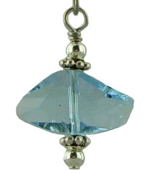 Light Blue Irregularly shaped Earrings