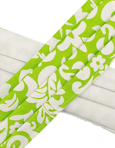 Green Tropical Print , Size: Woman/Teen 2-Layer