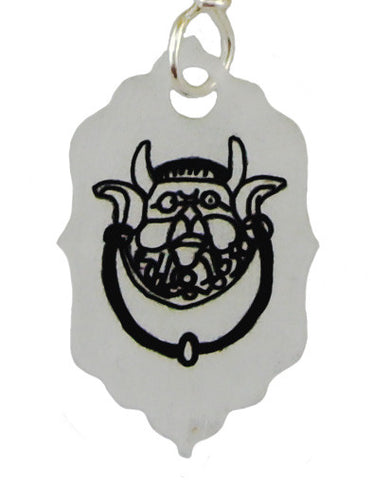 Labyrinth Inspired Doorknocker Earrings