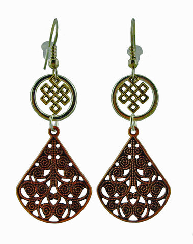 Metal Lace Earrings