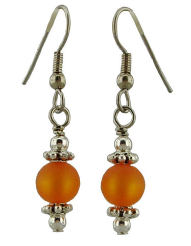 Orange Frost Earrings