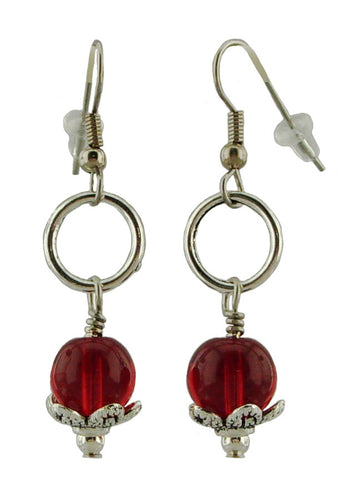 Pretty Red Earrings