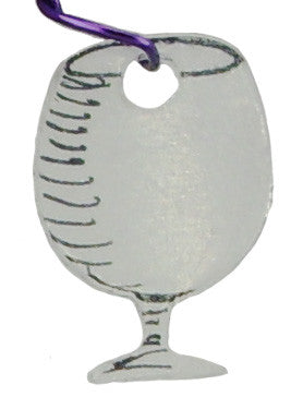Puple Wine Glass Pepole Pin