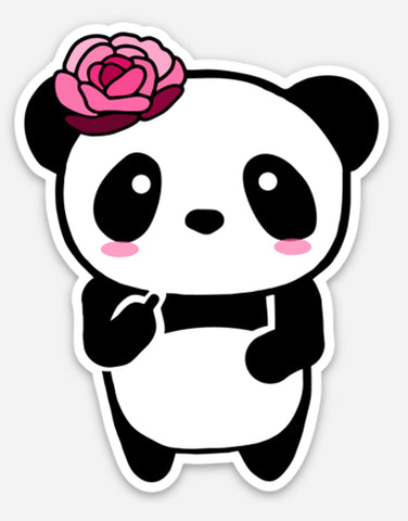 Sassy Panda Vinyl Sticker