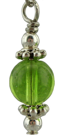 Spring Green Drop Earrings