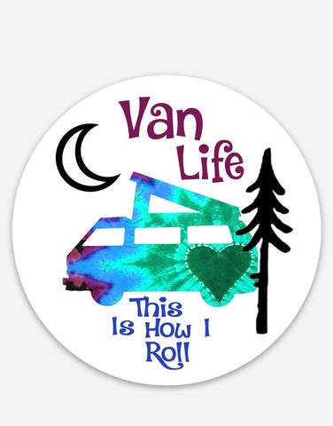 Van Life 3" Round Vinyl Sticker