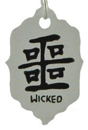 Wicked Witch Kanji Earrings