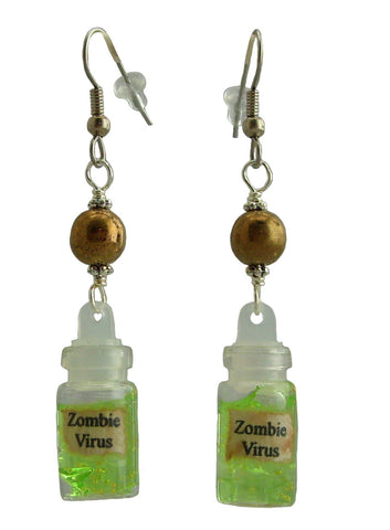 Zombie Virus Earrings