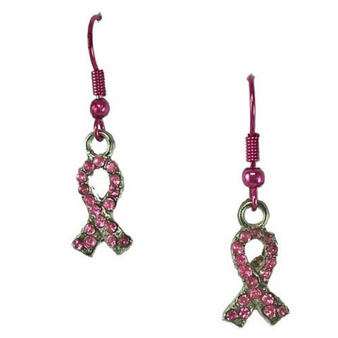 Breast Cancer Awareness Earrings