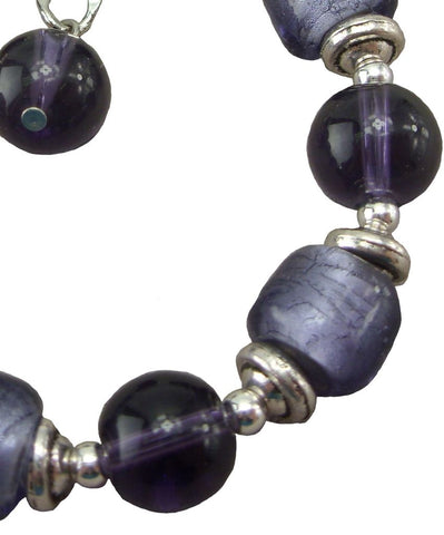 Purple Bauble Bracelet