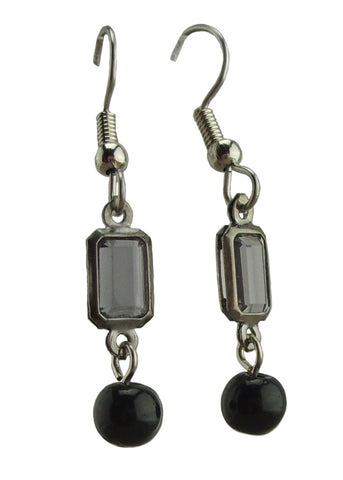 Small Gray Earrings