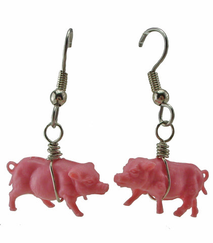 Small Pig Earrings