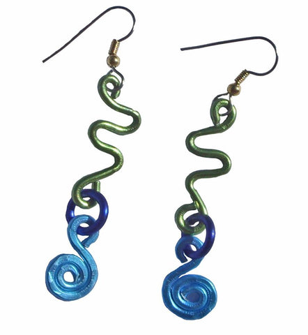Wow!  Aluminum Earrings